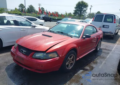 2002 Ford Mustang from USA, damaged, VIN 1FAFP40422F114992